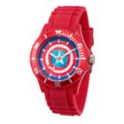 Classic Marvel Mens Red Strap Watch-wma000066
