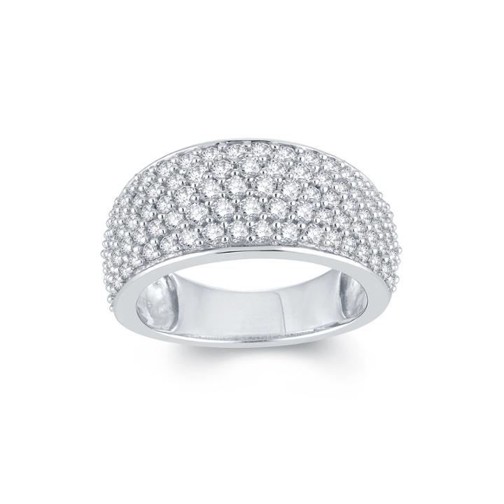 Limited Quantities 2 Ct. T.w. Diamond 14k White Gold Anniversary Ring
