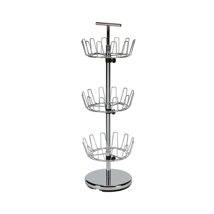 Household Essentials 3-tier Revolving Shoe Tree