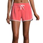 Flirtitude Terry Cloth Pull-on Shorts-juniors