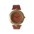 Olivia Pratt Womens Pink Strap Watch-14703coral