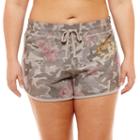 Inspired Hearts Fleece Soft Shorts-juniors Plus