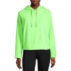 Xersion Long Sleeve Hooded Neck T-shirt-womens