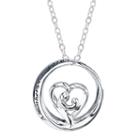Footnotes Sterling Silver A Mother's Love Pendant Necklace
