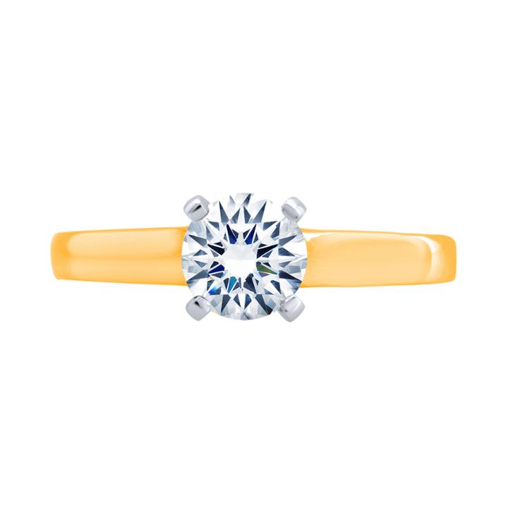 Opulent Diamond 1/2 Ct. T.w. Certified Diamond 14k Yellow Gold Solitaire Ring