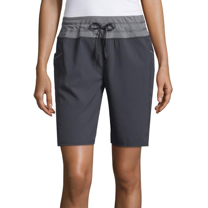 St. John's Bay Active 9 1/2 Woven Workout Shorts