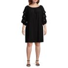 Msk 3/4 Sleeve Beaded Shift Dress - Plus