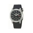 Seiko Mens Black Strap Watch-snk809