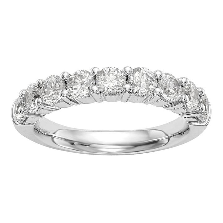 Womens 1 5/8 Ct. T.w. White Diamond 14k Gold Wedding Band