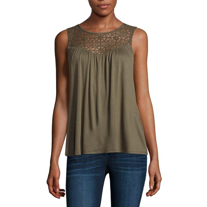 A.n.a Lace Tank Top