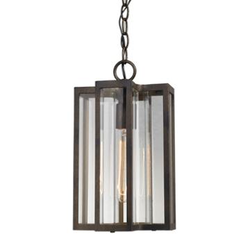 Bianca 1-light Outdoor Pendant In Hazelnut Bronze