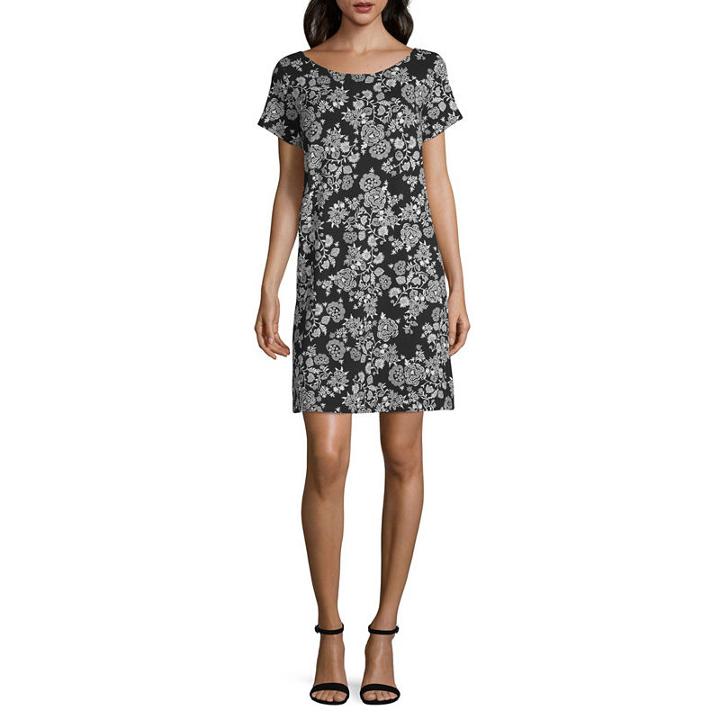 Liz Claiborne Studio Button Back Dress - Tall