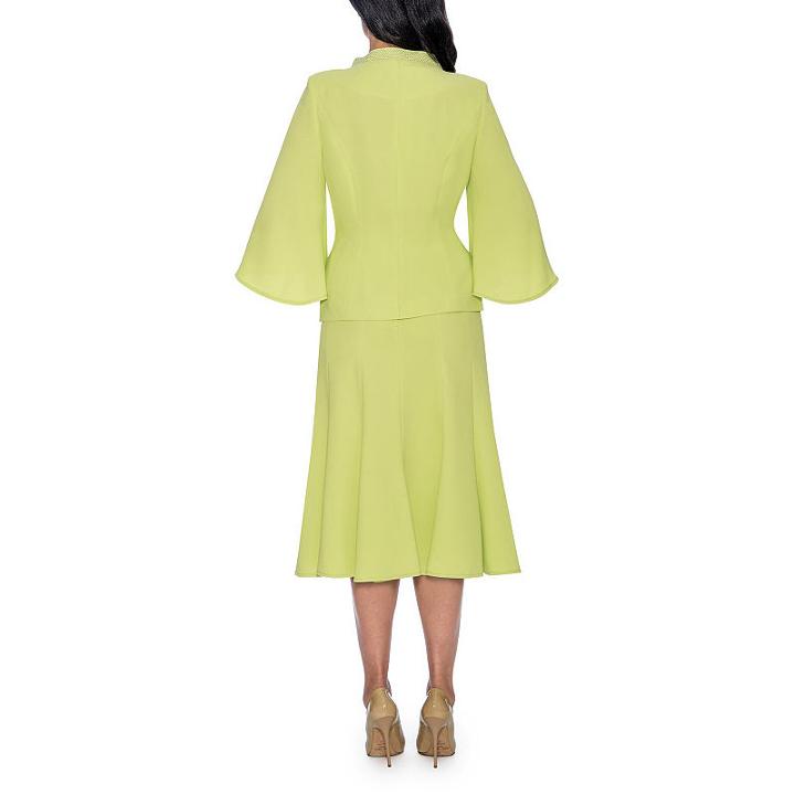 Giovanna Signature Women's Bell Sleeve 2-pc Skirt Suit