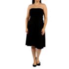 24/7 Comfort Apparel Irresistible Empire Waist Dress-plus