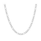 Mens Stainless Steel 24 4mm Figaro Chain