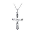 Silver Treasures&trade; Sterling Silver Crucifix Pendant Necklace