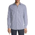 Axist Long Sleeve Floral Button-front Shirt