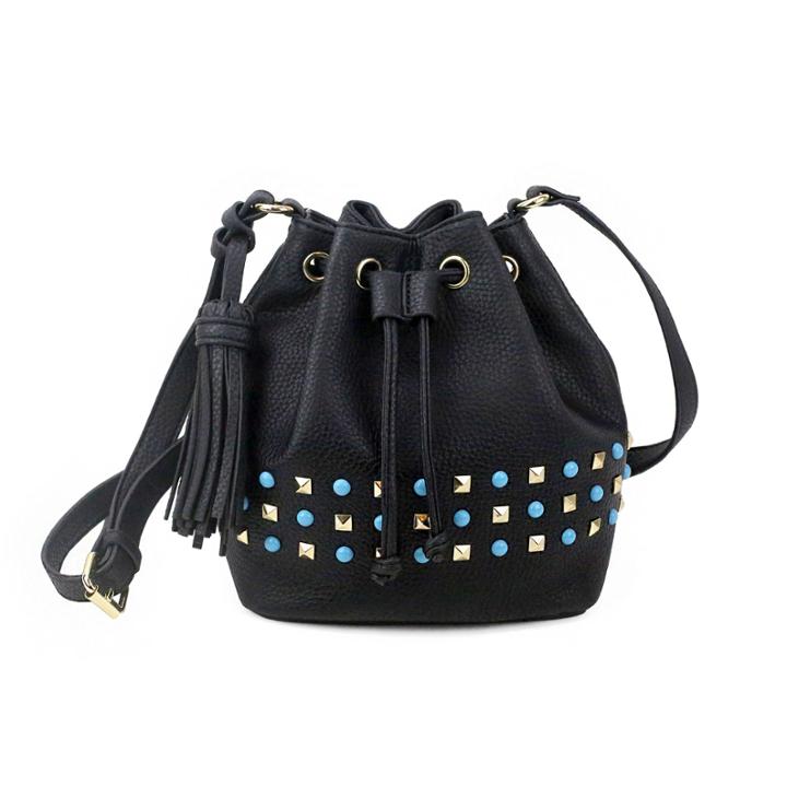 Olivia Miller Braelyn Studded Bucket Crossbody Bag