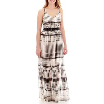 Stella Parker Sleeveless Print Maxi Dress
