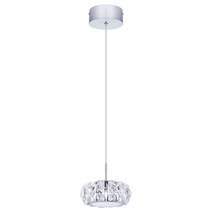 Eglo Corliano Led 6 Inch Chrome Mini Pendant Ceiling Light