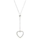 Sparkle Allure Sparkle Allure Womens 1/2 Ct. T.w. Clear Y Necklace