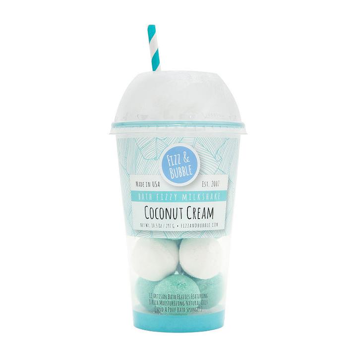 Fizz & Bubble Milkshake Bath Bomb - Coconut Cream