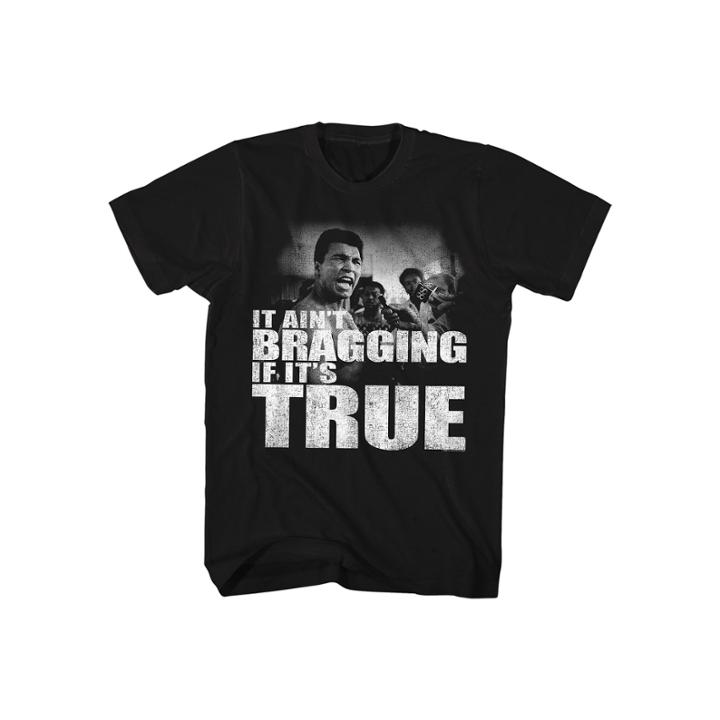 Short-sleeve Muhammad Ali Aint Braggin Tee