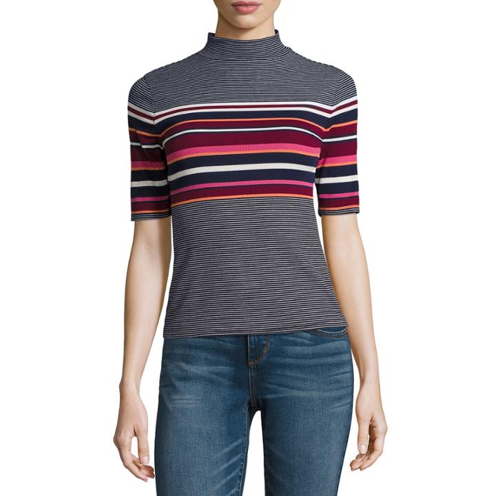 Arizona Elbow-sleeve Mockneck Top - Juniors