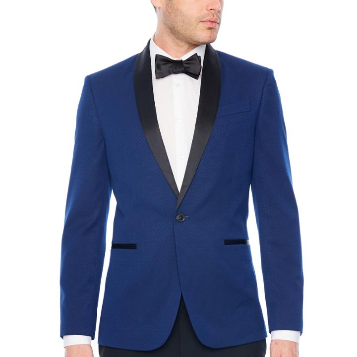 Jf J.ferrar Super Slim Fit Tuxedo Jacket - Slim