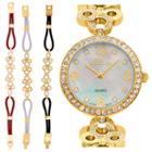 Croton Womens Gold Tone 4-pc. Watch Boxed Set-cn407567ylmp