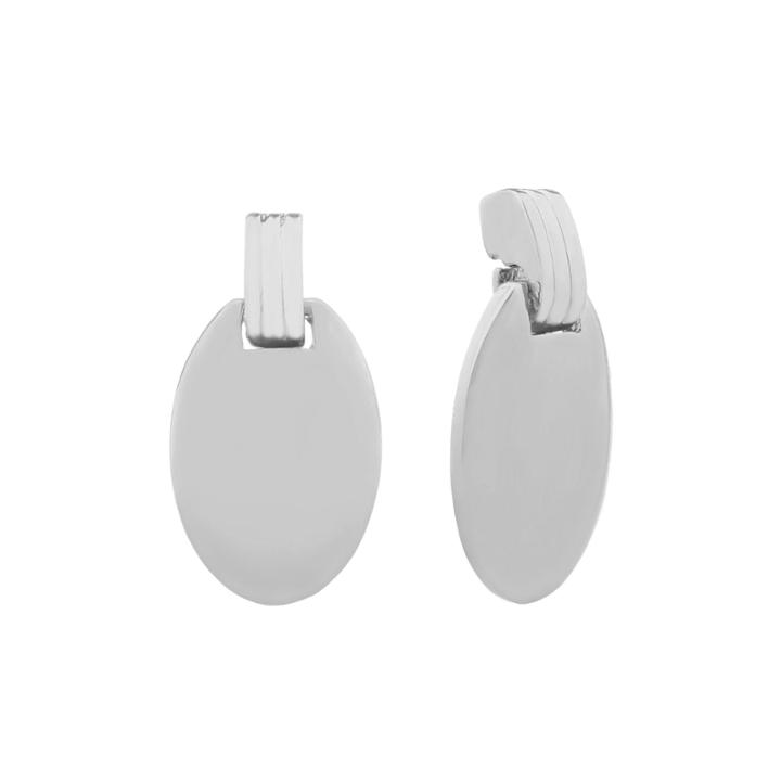 Liz Claiborne Silvertone Drop Earrings