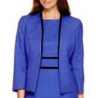 Black Label By Evan-picone Contrast Framed Jacket