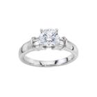 3/4 C.t. Tw. Diamond 14k White Gold Engagement Ring