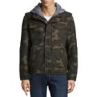 Levi's Hooded Cotton Trucker With Sherpa Lining