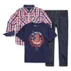 Us Polo Assn. 3-pc. Ls Woven Set