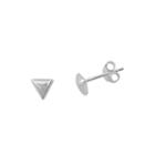 Itsy Bitsy&trade; Sterling Silver Triangle Stud Earrings