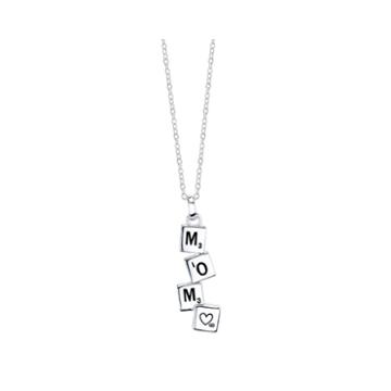 Crystal Sophistication&trade; Sterling Silver Mom Pendant