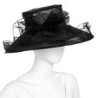 Feather Organza Dressy Derby Hat