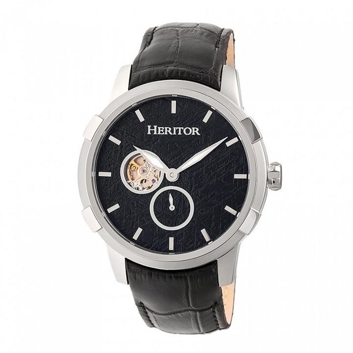 Heritor Unisex Black Strap Watch-herhr7202