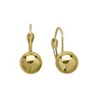 Infinite Gold&trade; 14k Yellow Gold Bead Drop Earrings