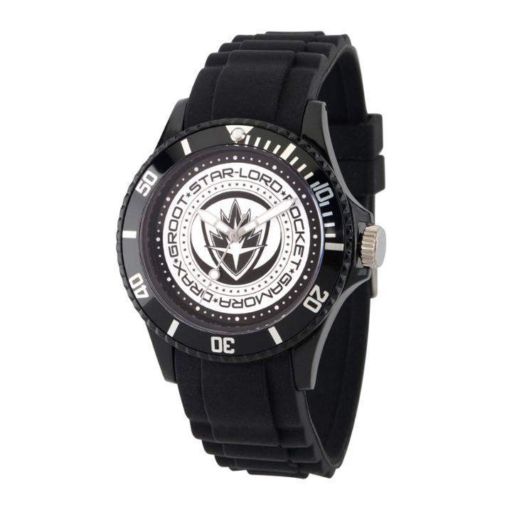 Guardian Of The Galaxy Marvel Mens Black Strap Watch-wma000103