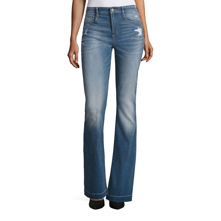 Arizona High-rise Flare Jeans - Juniors