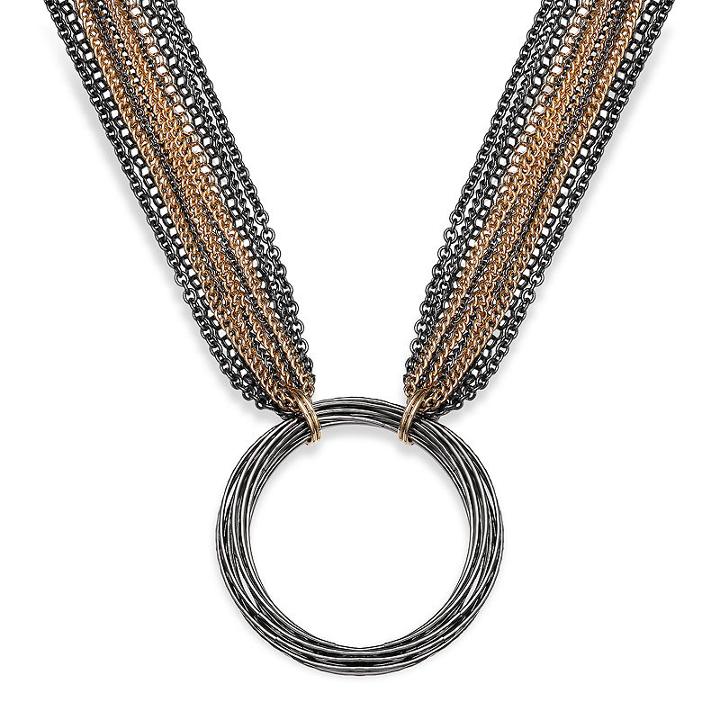 Bold Elements&trade; Chain Round Necklace