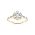 1 1/4 Ct. T.w. Diamond 14k Yellow Gold Engagement Ring