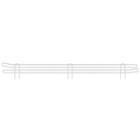 Honey-can-do Anti-slide Screen - White 48in