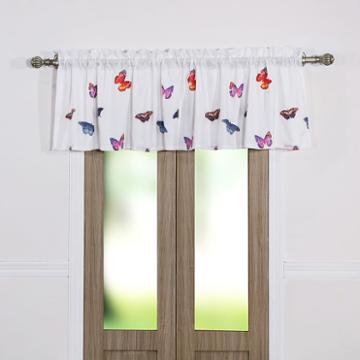 Barefoot Bungalow Mariposa Rod-pocket Scallop Valance