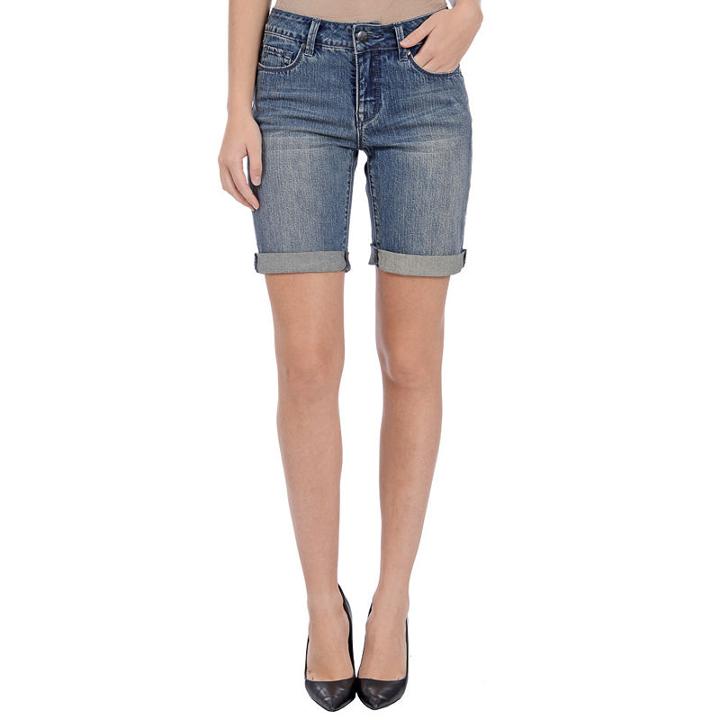 Lola Jeans Mid-rise Bermuda - Plus