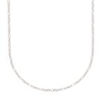 14k White Gold 18 Cable Chain Necklace