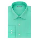 Van Heusen No-iron Lux Sateen Dress Shirt Long Sleeve - Fitted