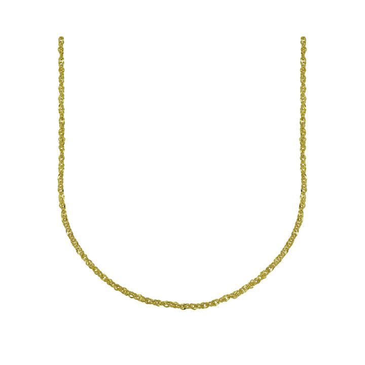 Made In Italy 18k Yellow Gold Hollow Perfectina Chain Necklace